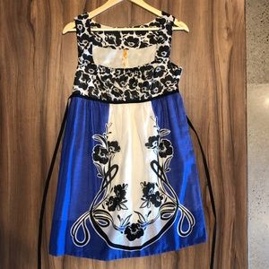 Anthropologie Bridgerton-style empire-waist mini dress